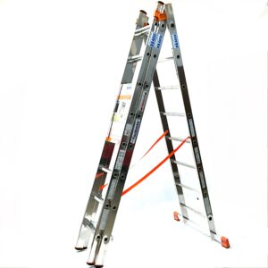 Krause Aluminium Sprossen Vielzweckleiter 4